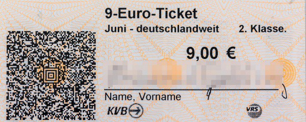 Grüne fordern Rückkehr zum 9-Euro-Ticket