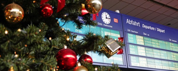 Mehr Bahntickets zu Weihnachten verkauft als im Vorjahr