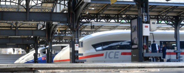 Von Halle und Erfurt im ICE direkt nach Paris