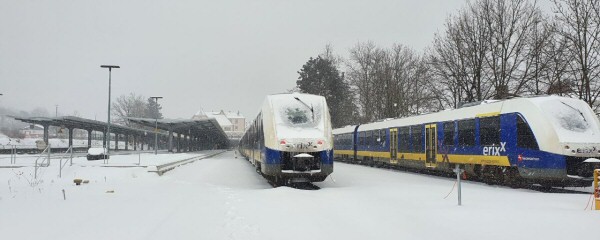 Bahnverkehr auf Erixx-Strecken erst ab Sonntag