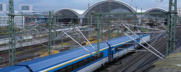 Bauarbeiten am Hauptbahnhof Dresden im Zeitplan