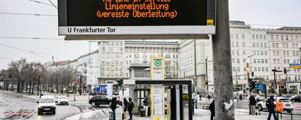 Berlin lässt Trams am Montag ohne Passagiere fahren