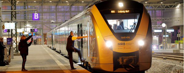 Akkuzug zwischen Leipzig und Chemnitz unterwegs