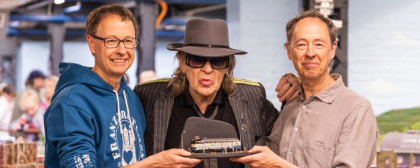 Udo Lindenberg eröffnet Zug im Miniatur Wunderland