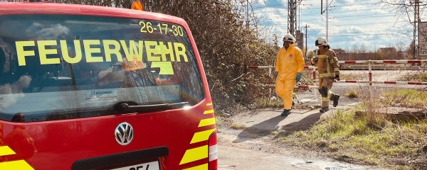 Geringe Mengen von Kerosin aus Kesselwagen ausgelaufen