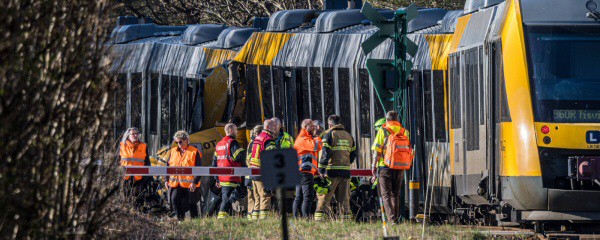 Viele Verletzte bei Zugunglück in Dänemark