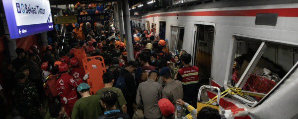 Zahl der Toten bei Zugunglück in Indonesien steigt