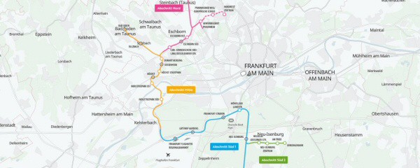 Wie bei Frankfurt die Regionaltangente West entsteht
