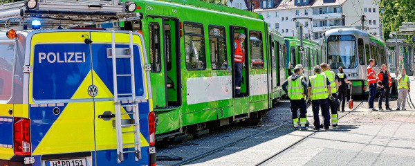 Stadtbahn-Unfall in Hannover – ca. 1 Million Euro Schaden