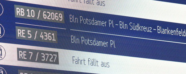 Bahn-Pünktlichkeit im Juni teils unter 50 Prozent