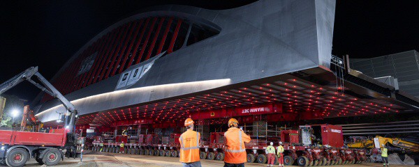Bahn: Hamburgs neue Sternbrücke ist eingebaut