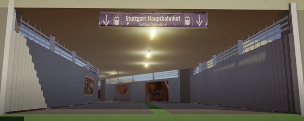 Ein Spiel über den Stuttgart-21-Fußgängertunnel