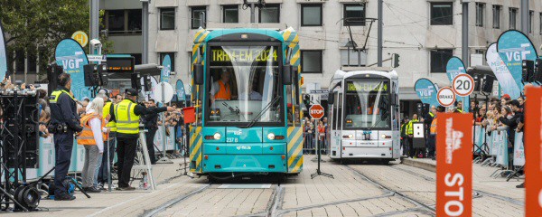 Tram-Fahren für Profis: Frankfurter trainieren für EM