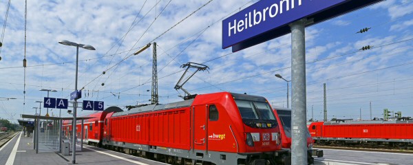 Bahnstrecke Stuttgart-Heilbronn für eine Woche gesperrt