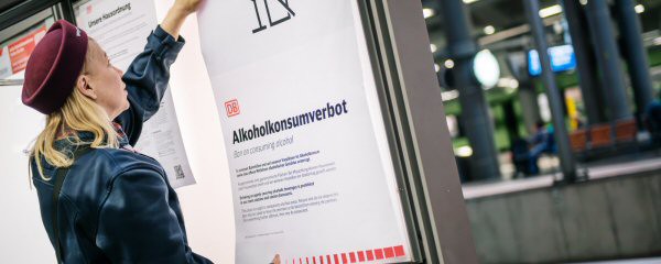 Bundesweites Alkoholverbot an Bahnhöfen startet