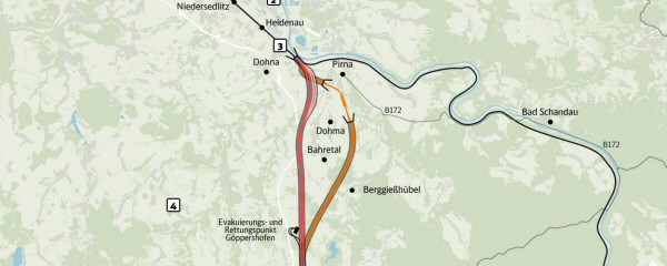Neubaustrecke Dresden-Prag: Zwei Varianten vorgestellt
