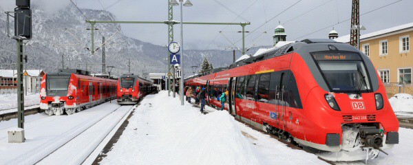 Schneechaos: Noch immer Behinderungen im Bahnverkehr