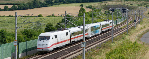 Testzug fährt mit 405 km/h zwischen Erfurt und Leipzig