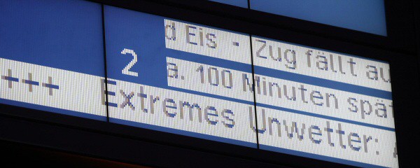 Madsen: Bahn wird niemals pünktlich