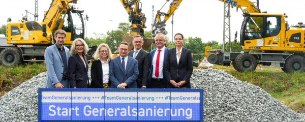 Größtes Bahn-Sanierungsprojekt in Deutschland gestartet