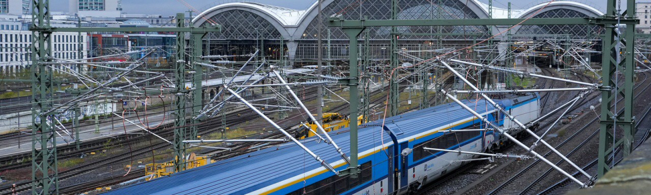Bauarbeiten am Hauptbahnhof Dresden im Zeitplan