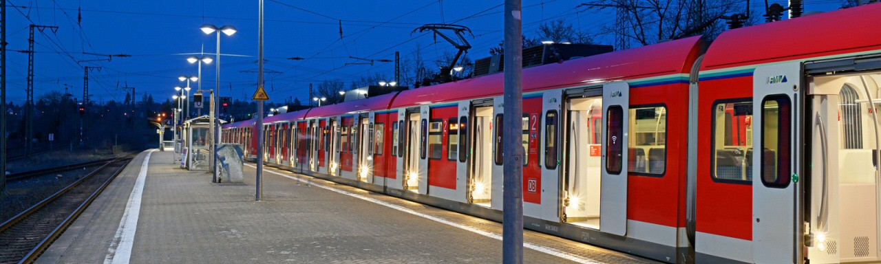 S-Bahnverkehr Wiesbaden-Frankfurt streckenweise gesperrt