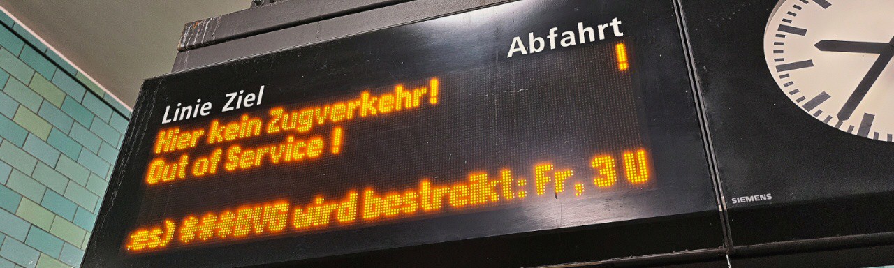 Scharfe Kritik der Arbeitgeber an Nahverkehrsstreik