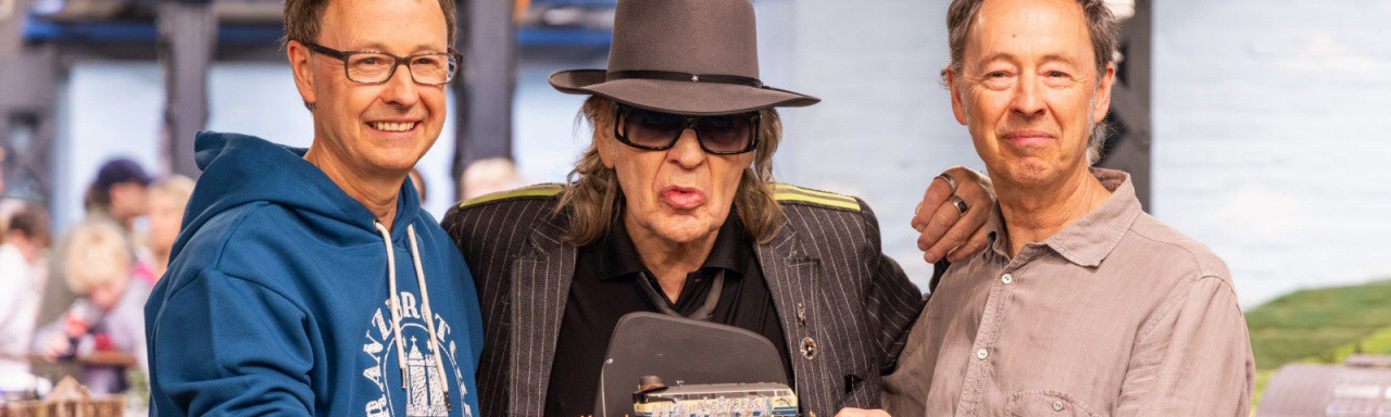 Udo Lindenberg eröffnet Zug im Miniatur Wunderland