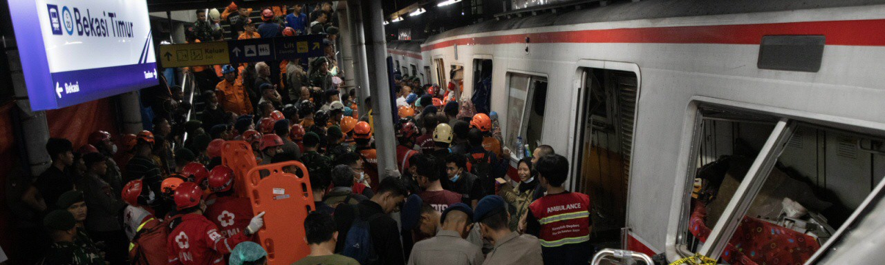 Zahl der Toten bei Zugunglück in Indonesien steigt