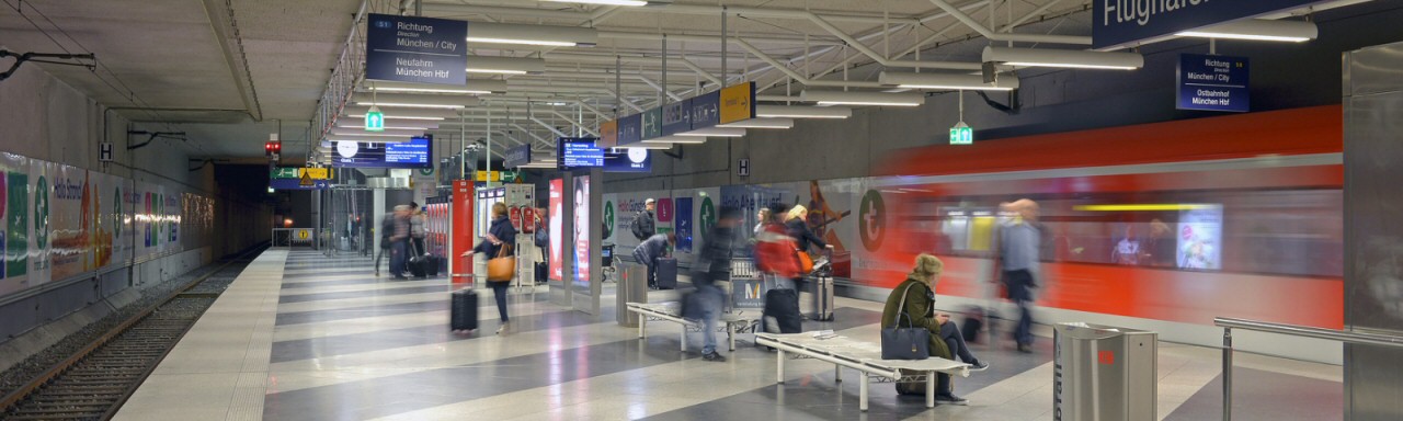 Flughafen München tagelang nicht mit Bahn erreichbar