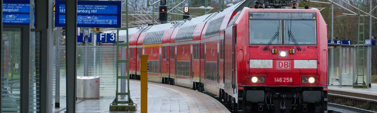 Bahnstrecke Hamburg-Schwerin vor Inbetriebnahme