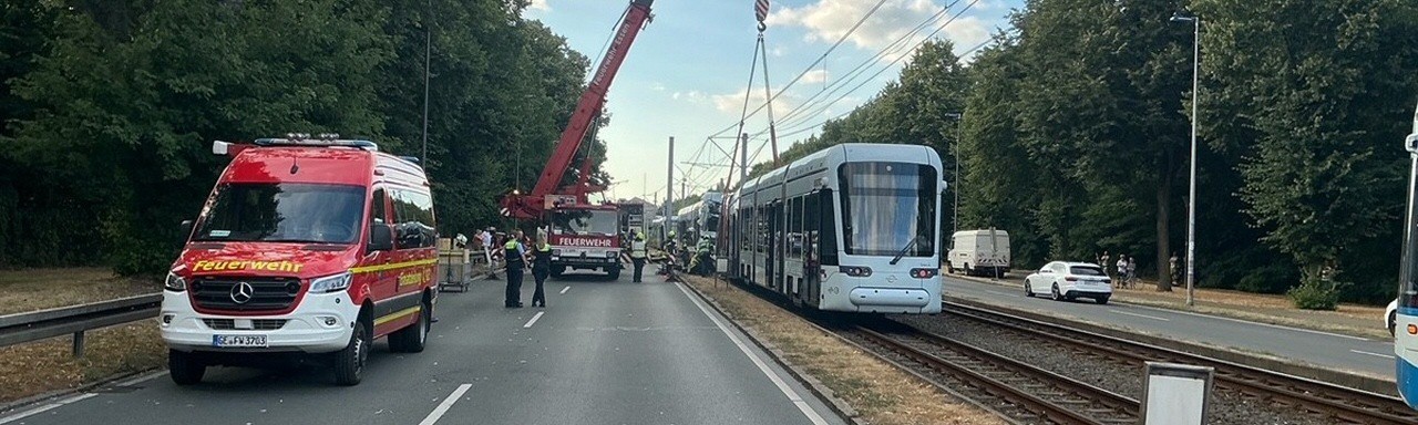 Straßenbahnunfall in Gelsenkirchen: Zahl der Verletzten steigt auf 42