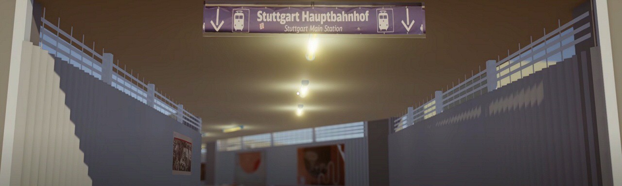 Ein Spiel über den Stuttgart-21-Fußgängertunnel