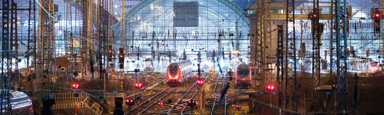 Zugangskontrolle am Bahnhof: Frankfurt als Modellstadt