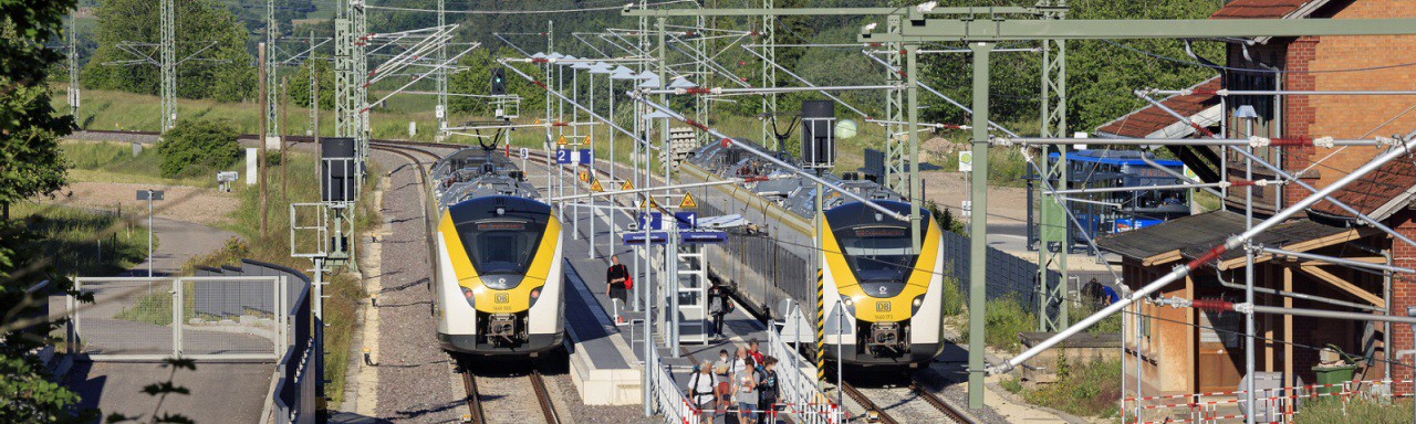 Schwarzwaldbahn streckenweise wochenlang gesperrt