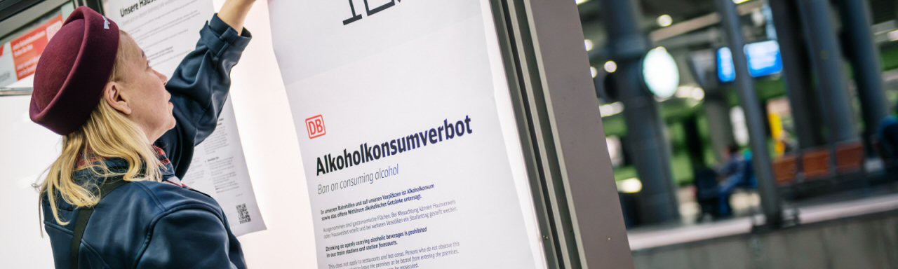 Bundesweites Alkoholverbot an Bahnhöfen startet