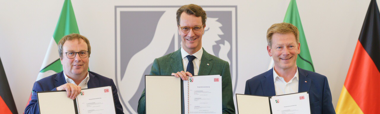 NRW und Deutsche Bahn wollen Kooperation stärken