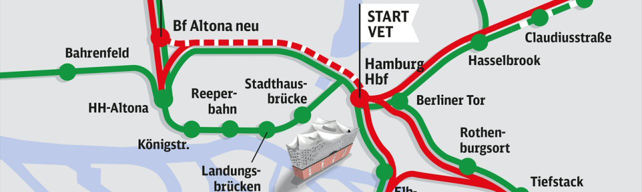 Hamburg: Vorentscheidung für Tunnel-Milliardenprojekt