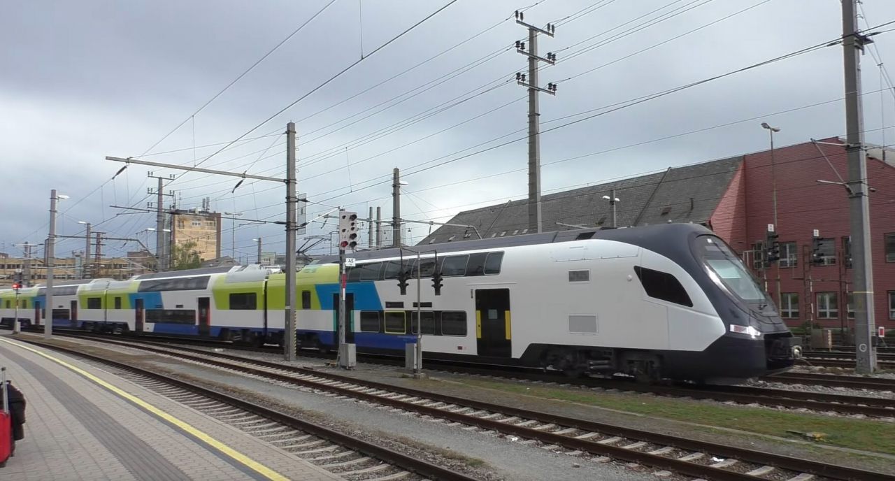 Testzug am 15.04.2025 in Linz Hbf