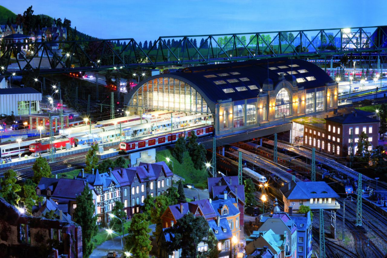 Dammtor-Bahnhof im Miniatur Wunderland Hamburg