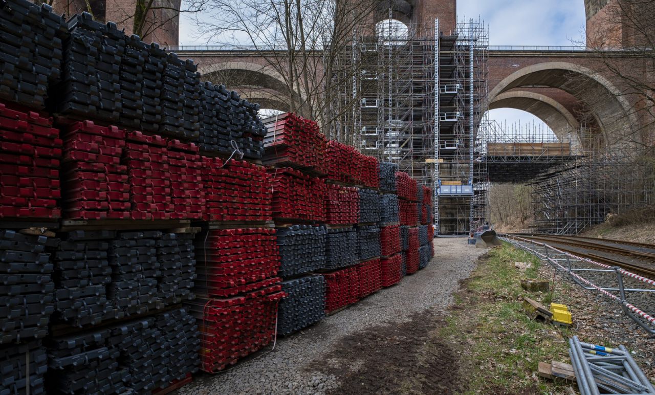 Sanierung der Elstertalbrücke
