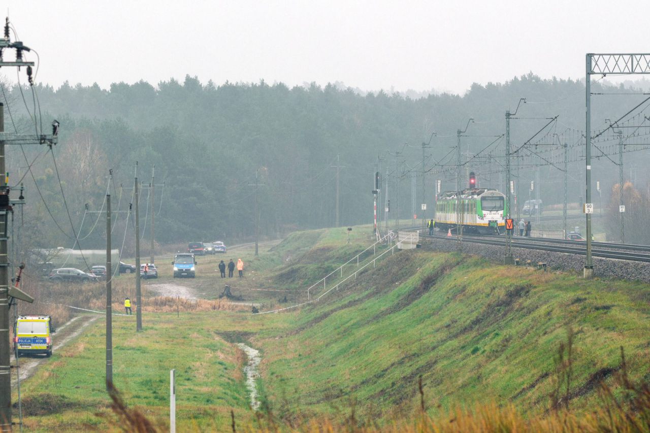 Anschlagsort bei Mika in Polen