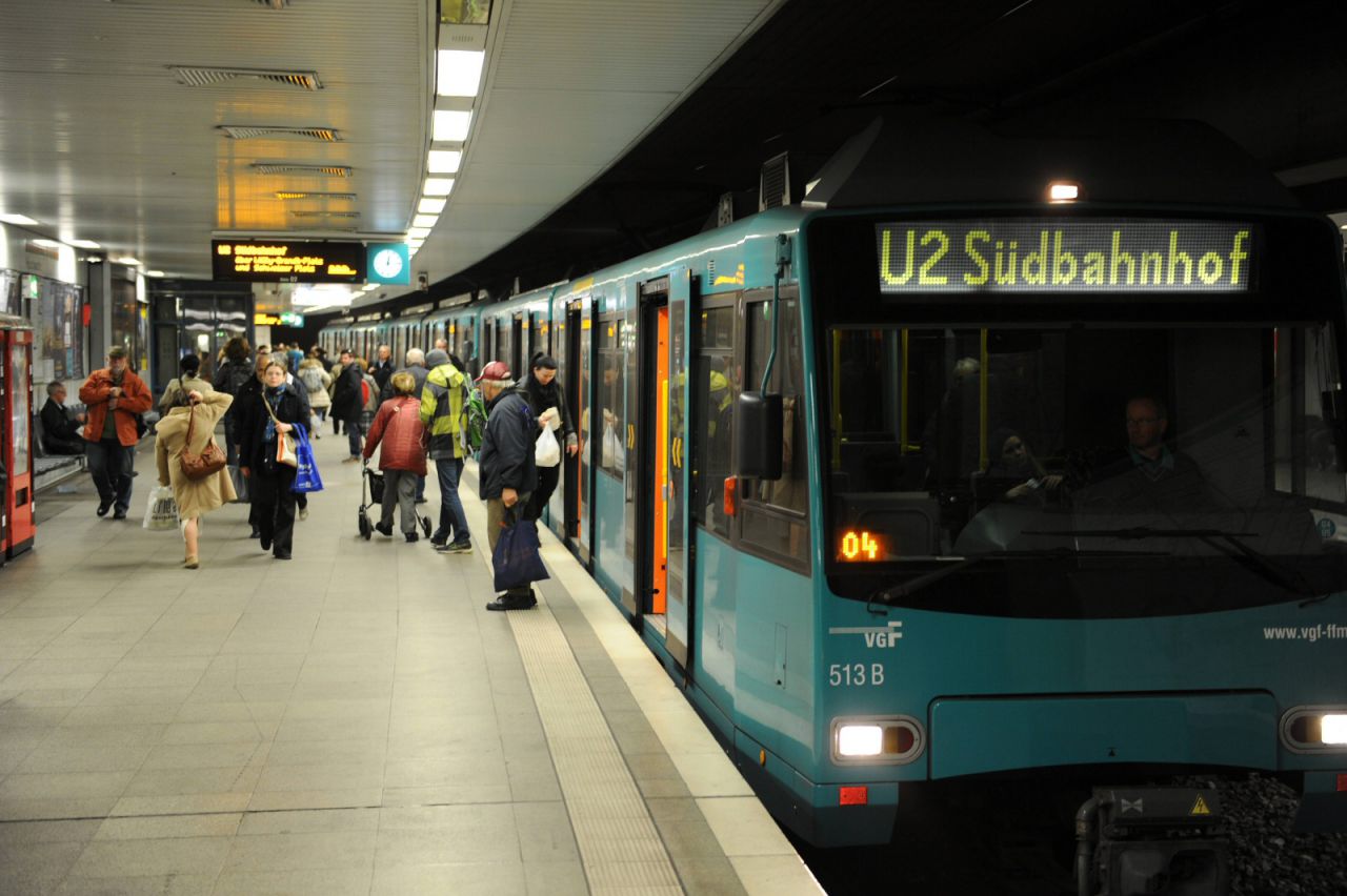 U-Bahn in Frankfurt