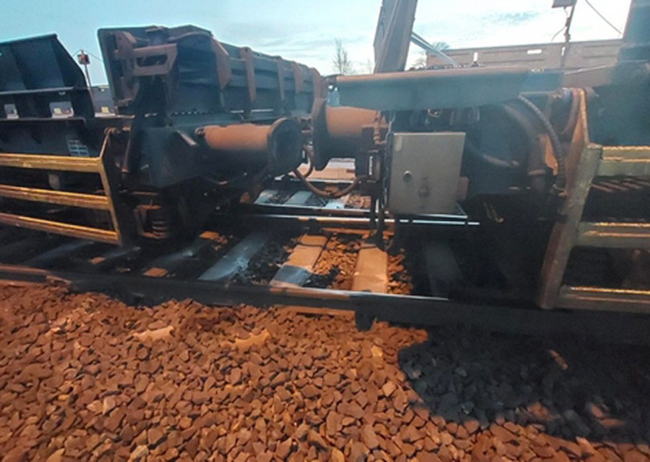 Zugentgleisung im Bahnhof Niebüll