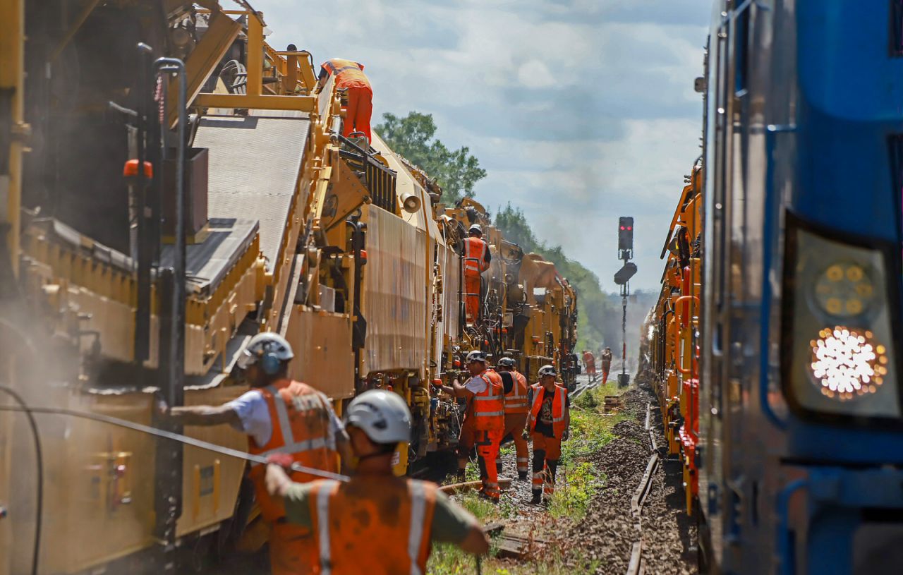 Sanierung der Bahnstrecke Regensburg-Schwandorf