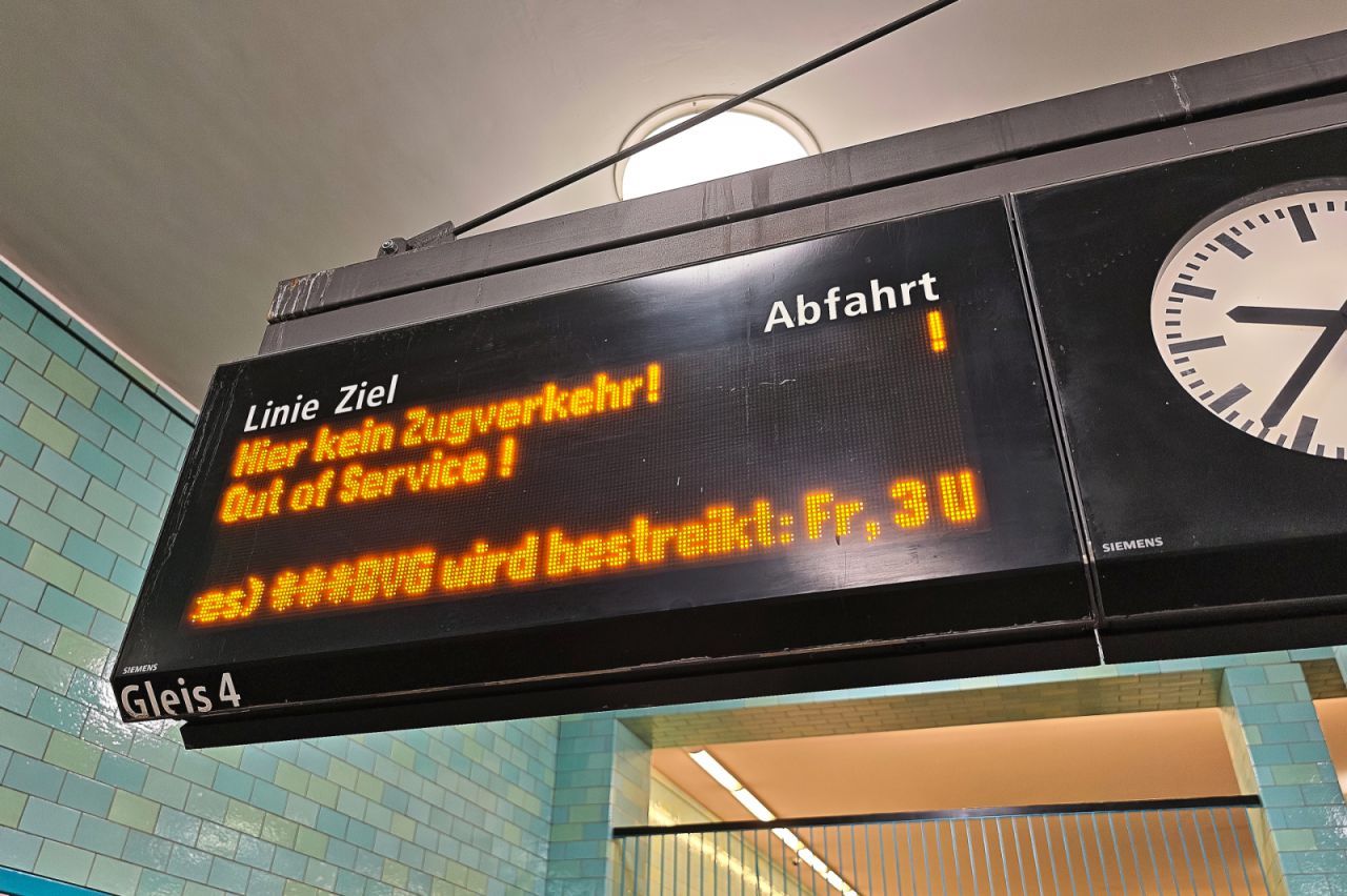 Streik-Hinweis am 24.02.2026