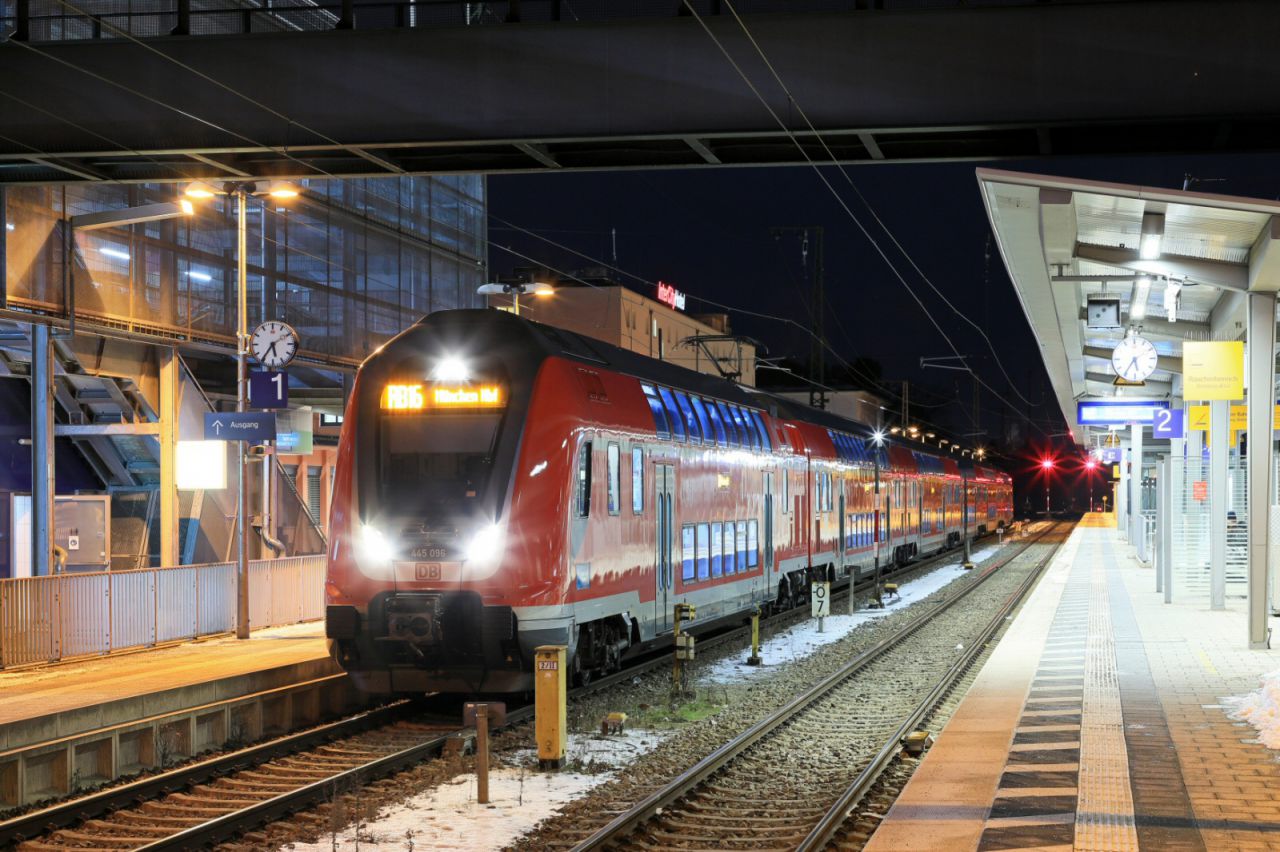 Ingolstadt Hbf im Winter