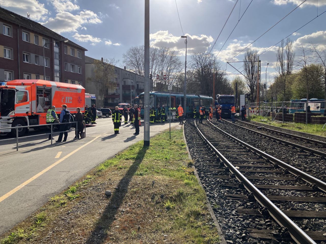 Unfall mit U-Bahn in Frankfurt am Main
