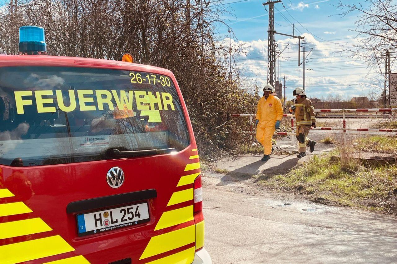 Feuerwehreinsatz in Lehrte