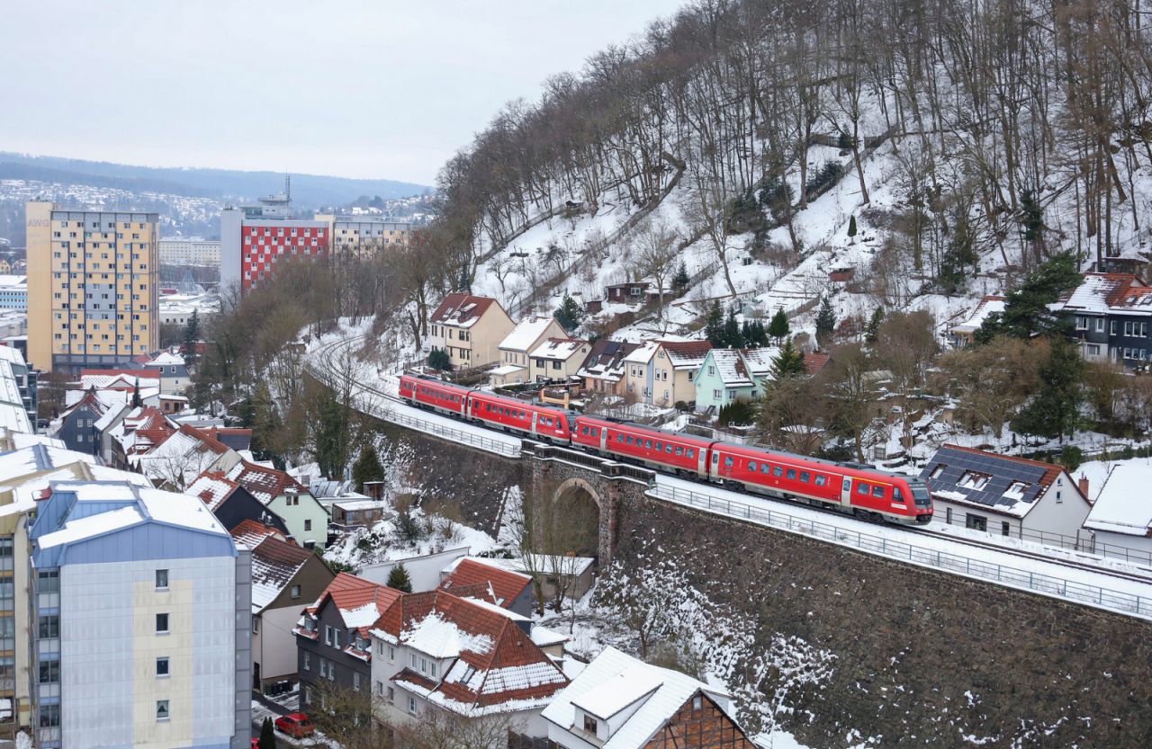 Über den Dächern der Stadt Suhl
